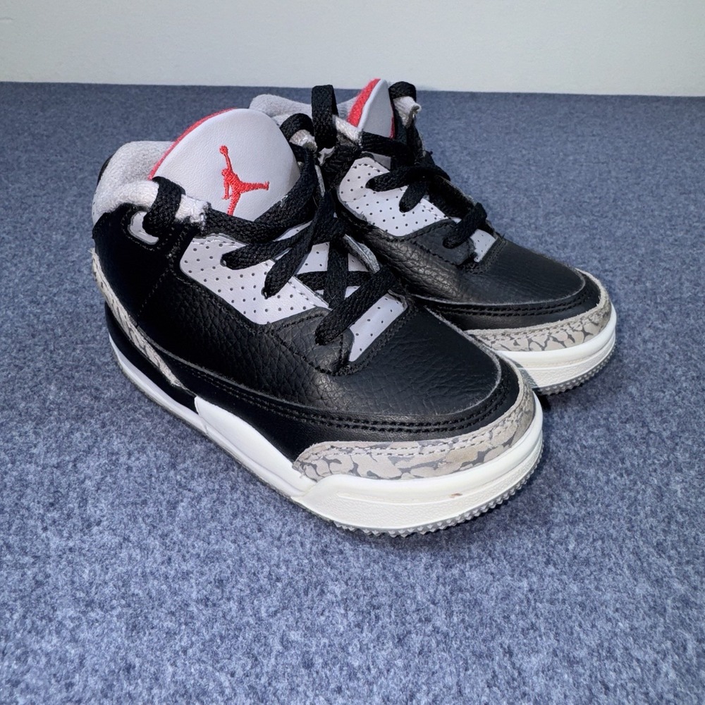 Jordan Air Jordan 3 Retro Shoes Toddler 7C Black Cement Boys DM0968-010